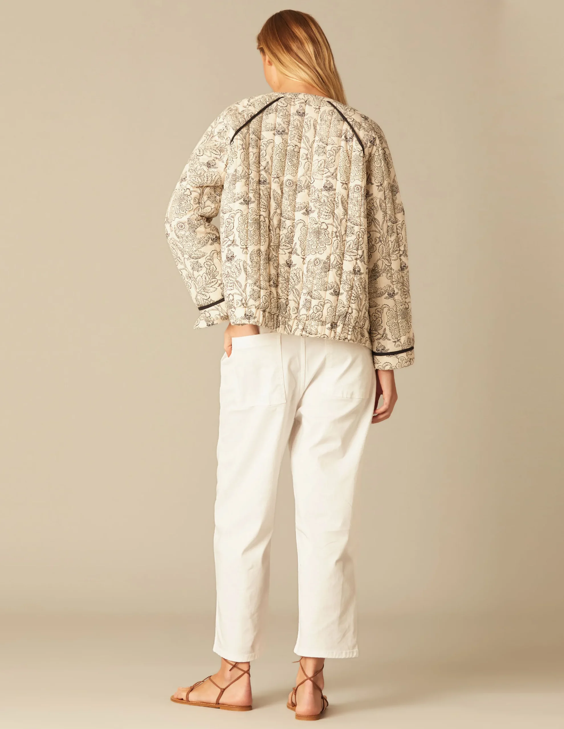 Nicoli Outerwear<ANTHRACITE FLOWER JACKET Grises antracitas