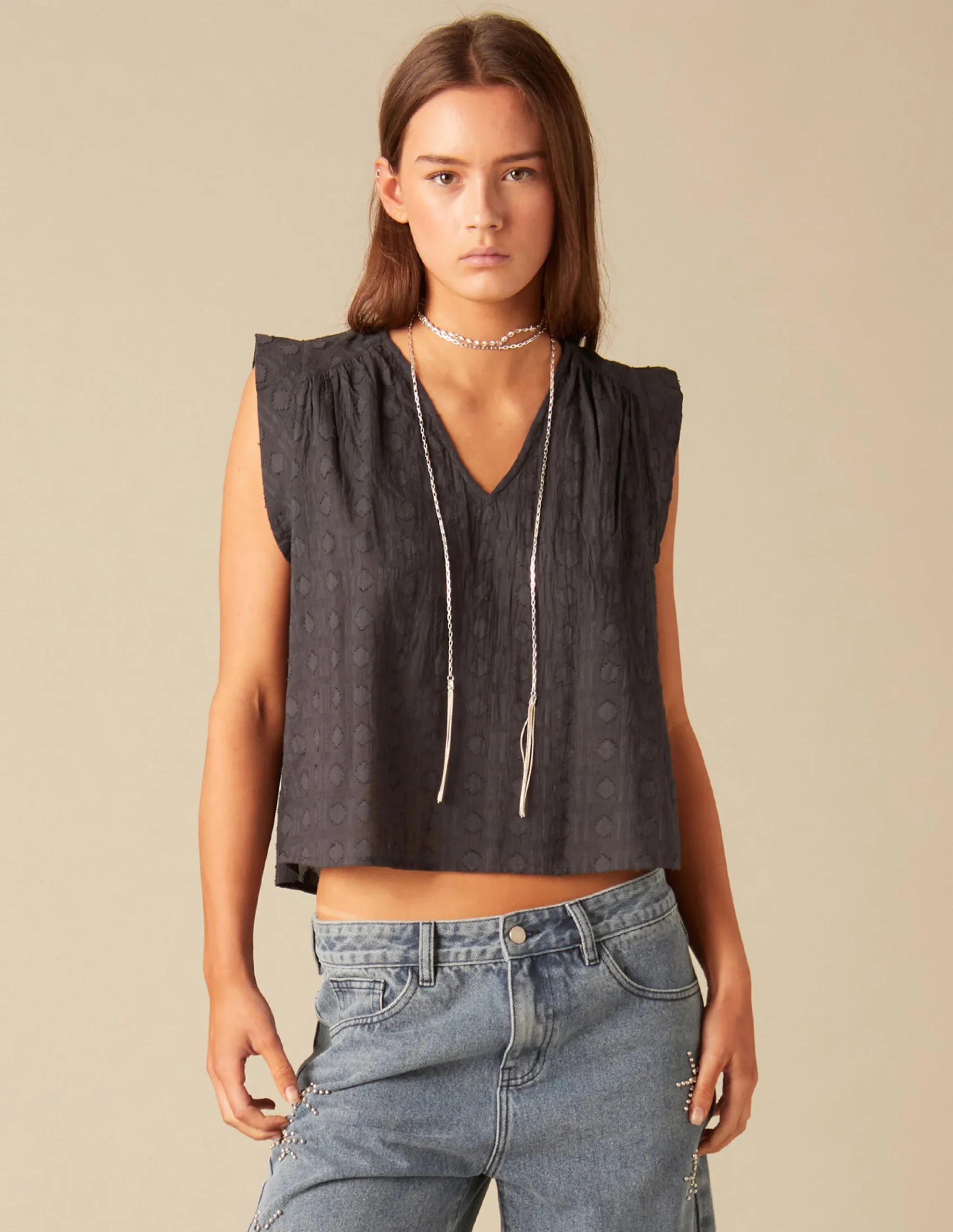 Nicoli Shirts & Blouses<ANTHRACITE SHIRT Grises antracitas