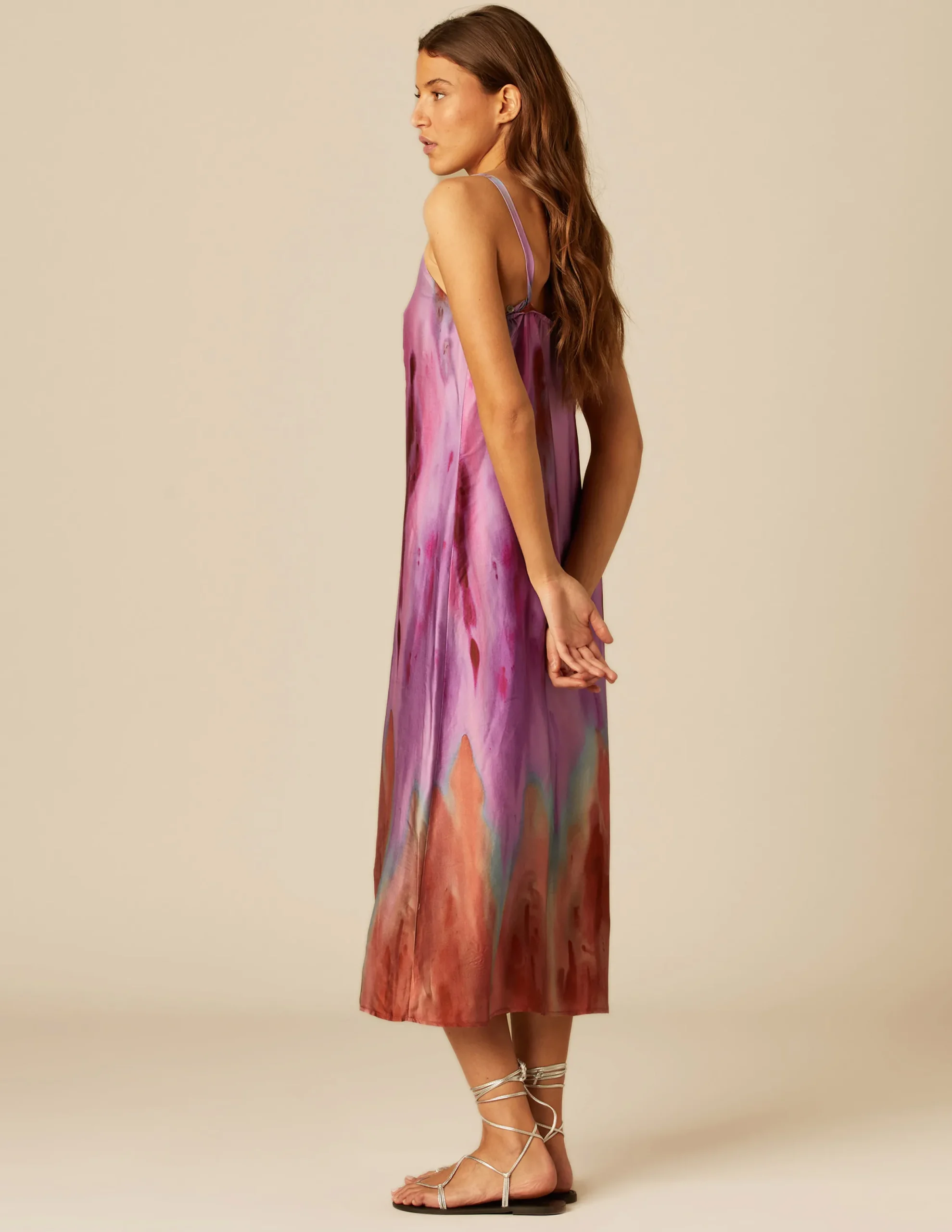 Nicoli Dresses<BERRY PRINT DRESS Mora