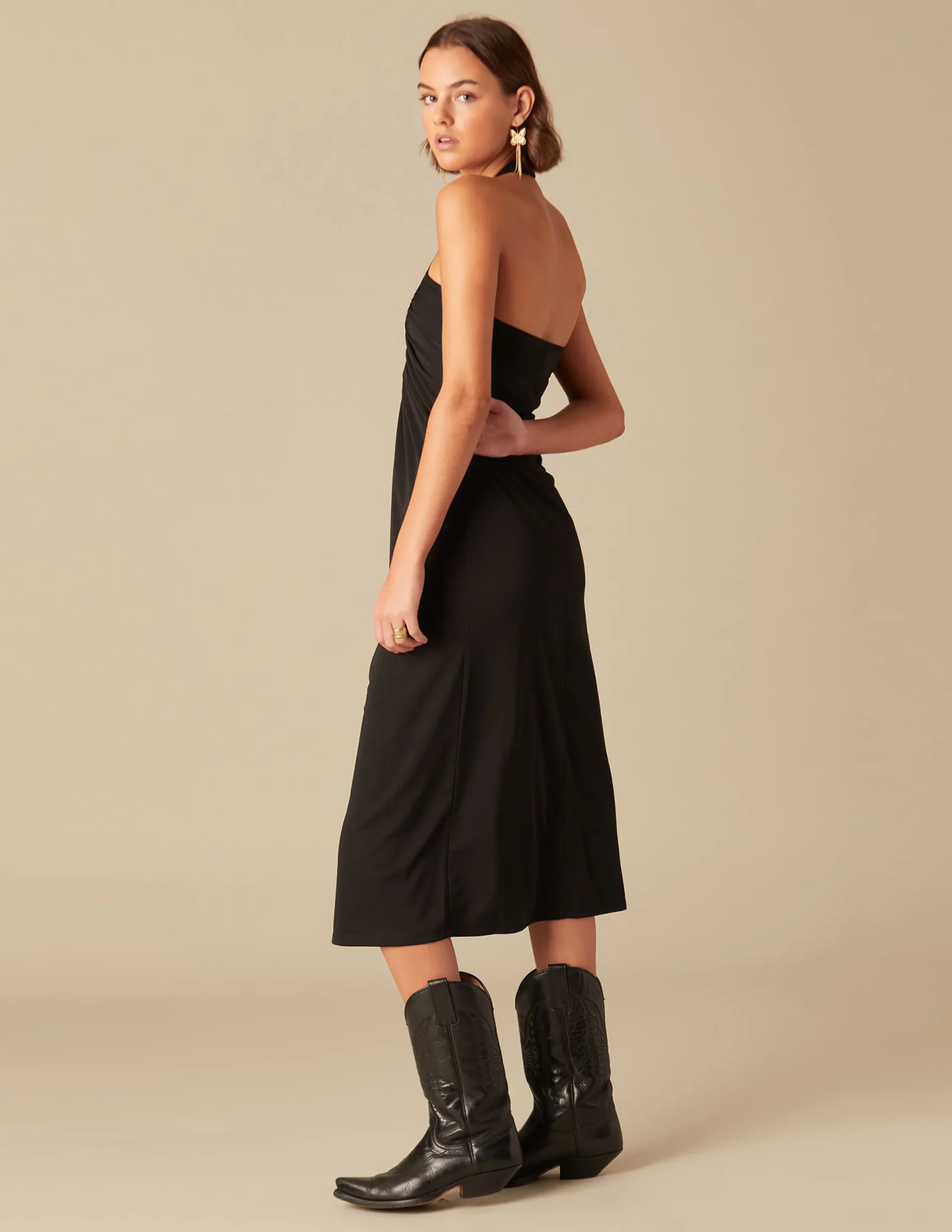 Nicoli Dresses<BLACK DRESS Negros