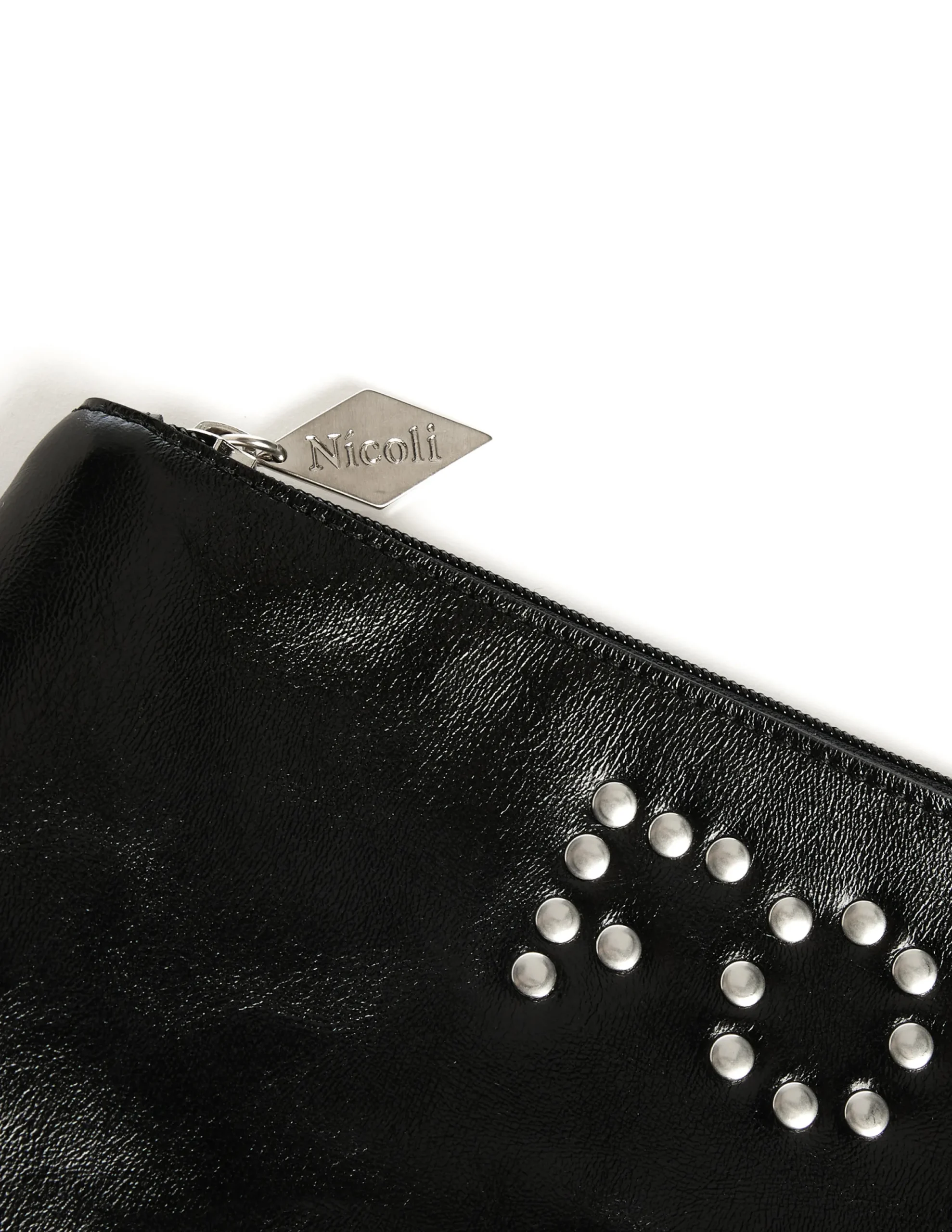 Nicoli Bags<BLACK PERSONALISED IPAD MINI CASE Negros