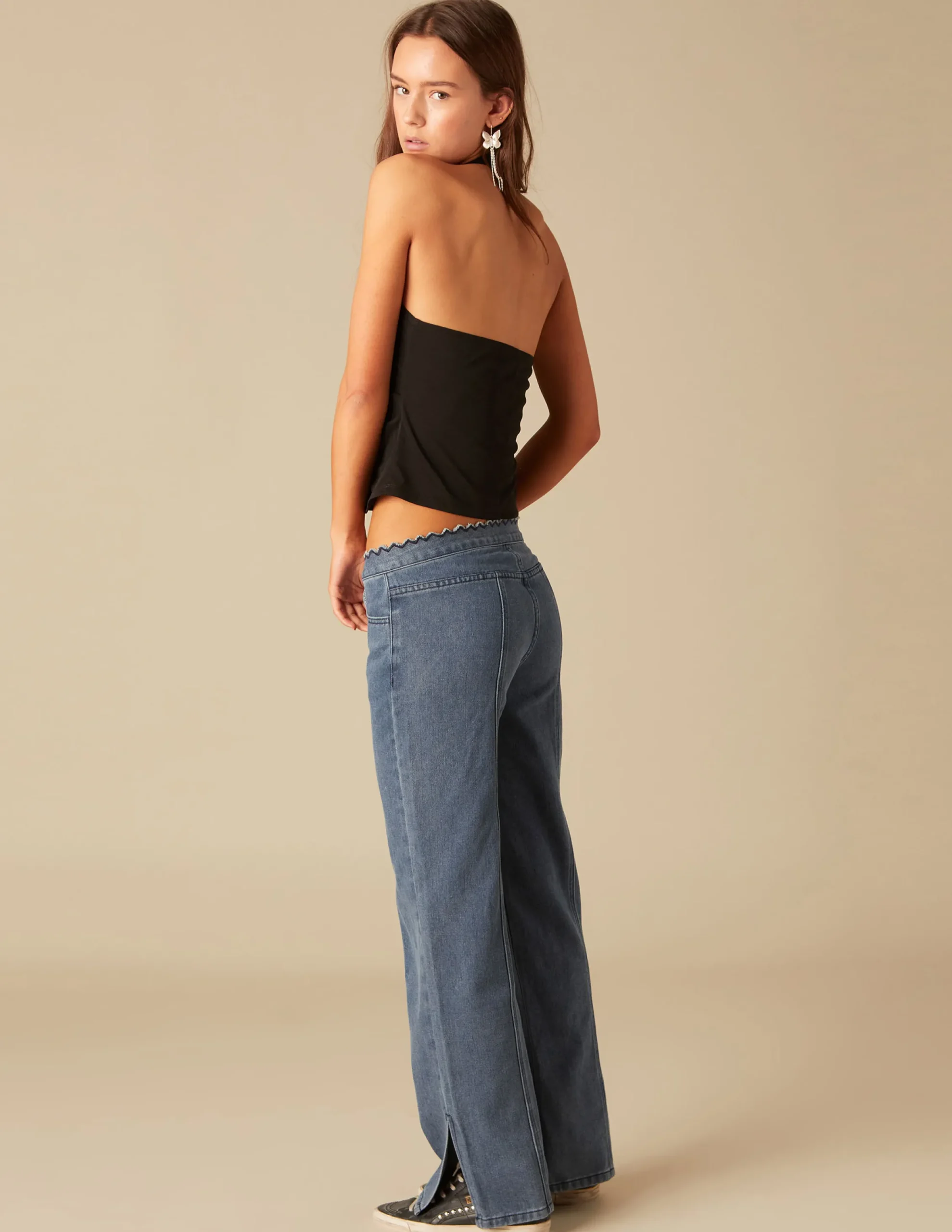 Nicoli Tops<BLACK TOP Negros