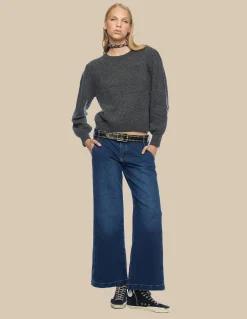Nicoli Trousers|Denim<BLUE BLACK NN JEANS Azules