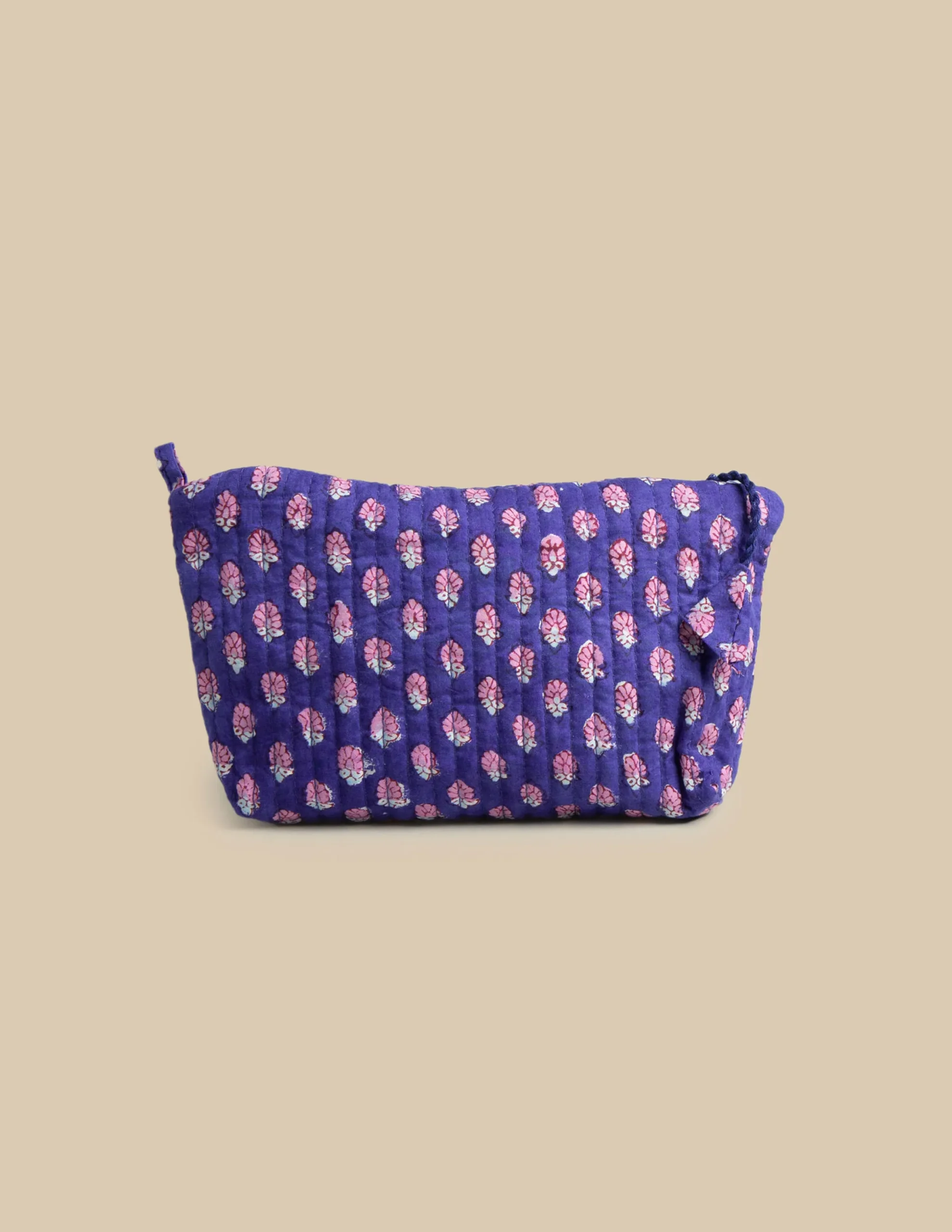 Nicoli Bags & Toiletry bags<BLUE BRANCHES PRINT MAKE-UP BAG Azules