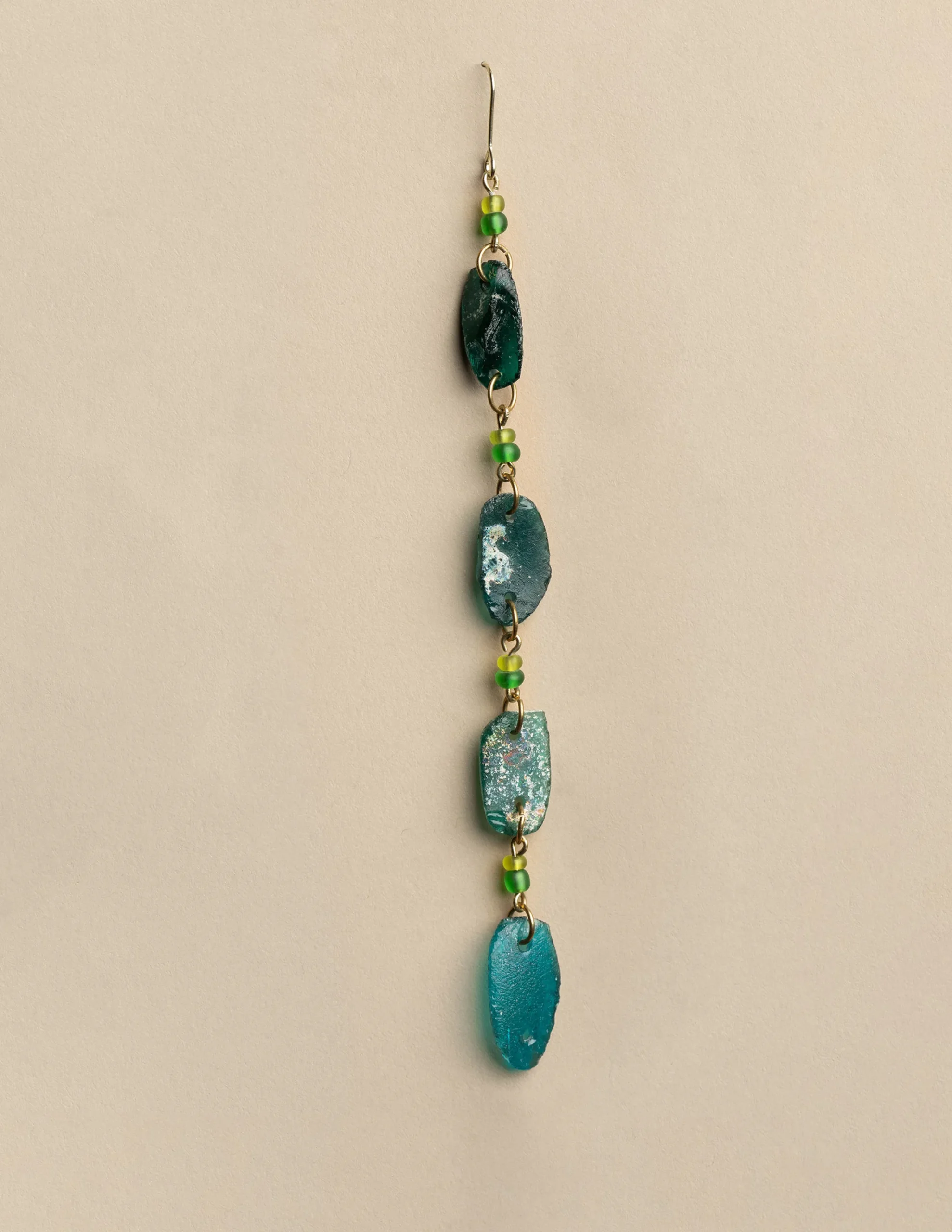 Nicoli Earrings<BLUE CRYSTALS EARRING Azules oscuros