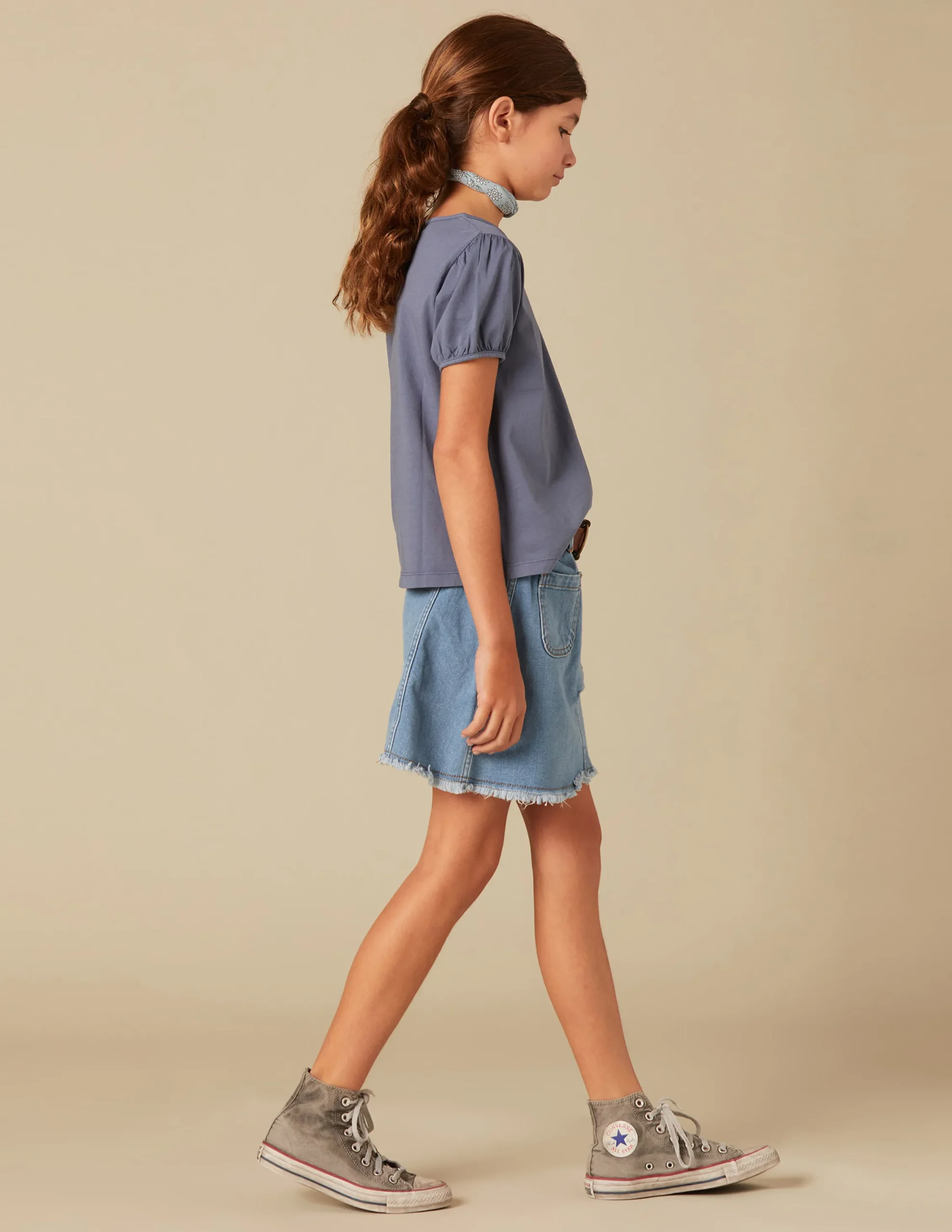 Nicoli Skirts|Denim<BLUE DENIM SKIRT Azules claros