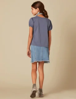 Nicoli Skirts|Denim<BLUE DENIM SKIRT Azules claros