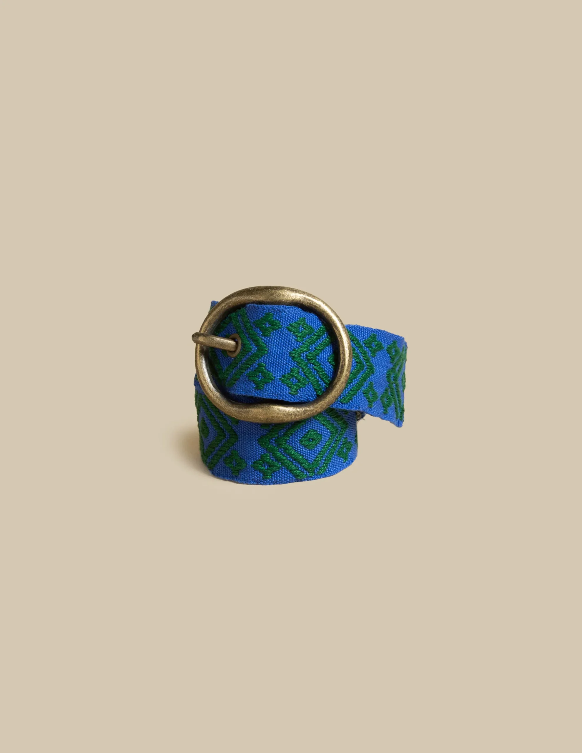 Nicoli Belts|Belts<BLUE ETHNIC BELT Azul añil