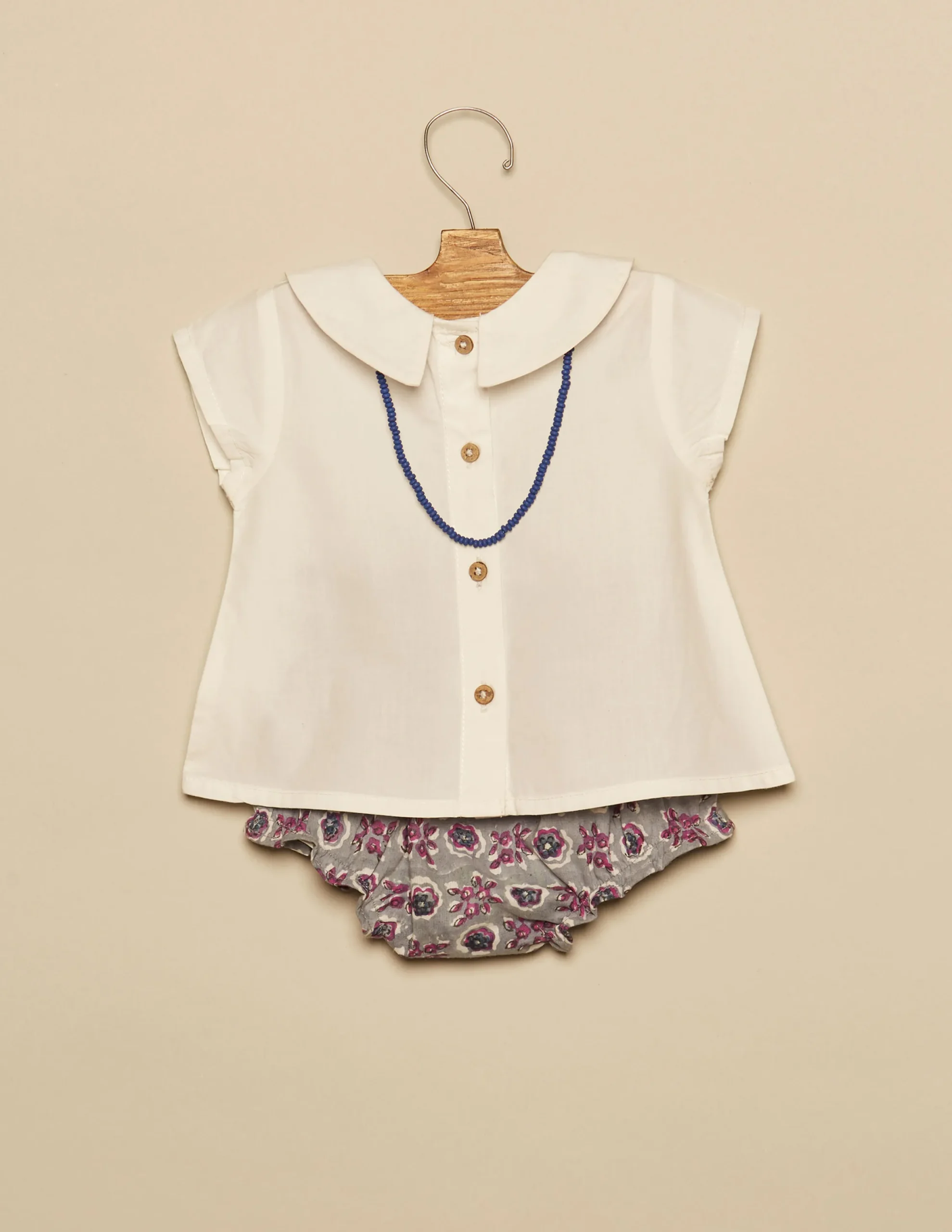 Nicoli Bloomers<BLUE FLORAL BLOOMERS Lila