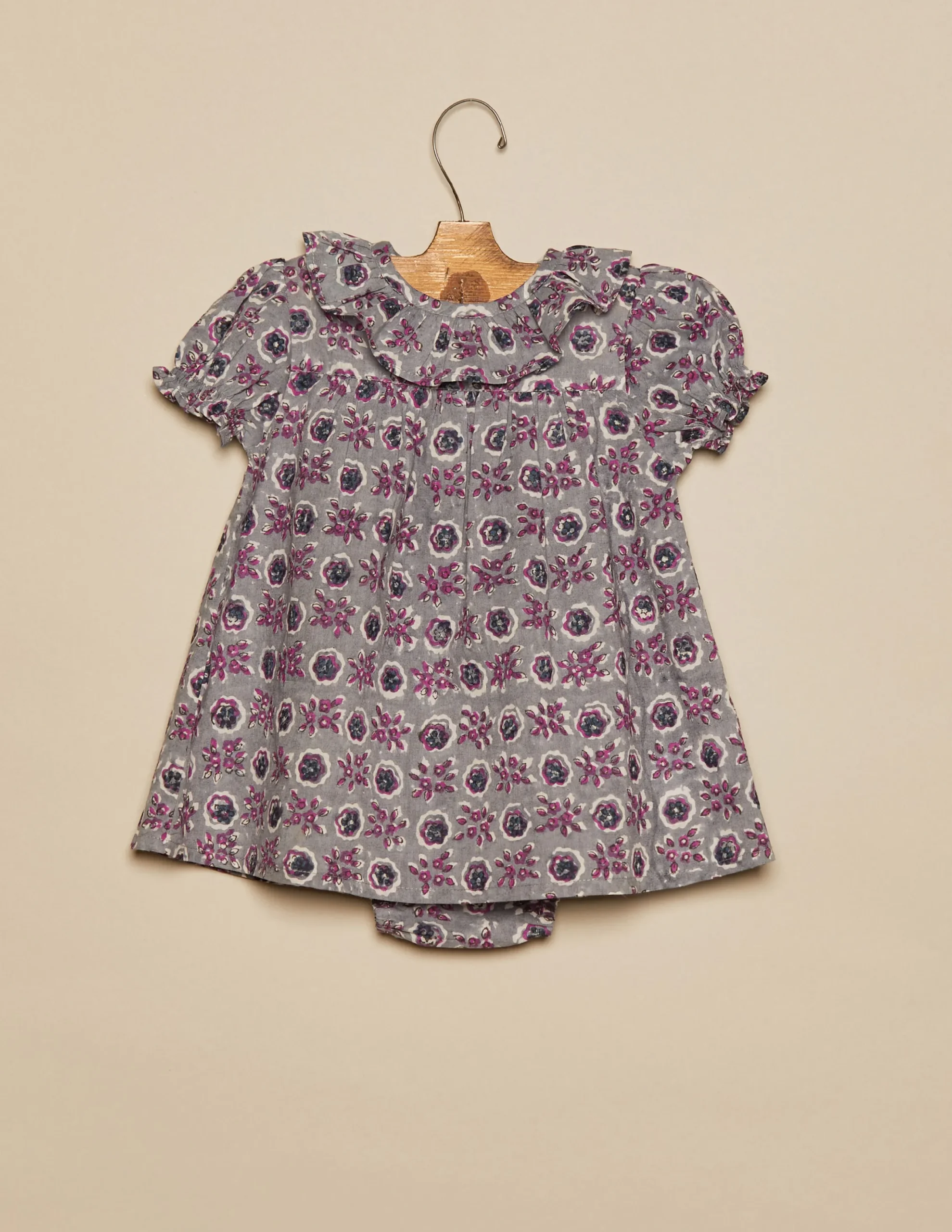 Nicoli Dresses<BLUE FLORAL DRESS Verdes
