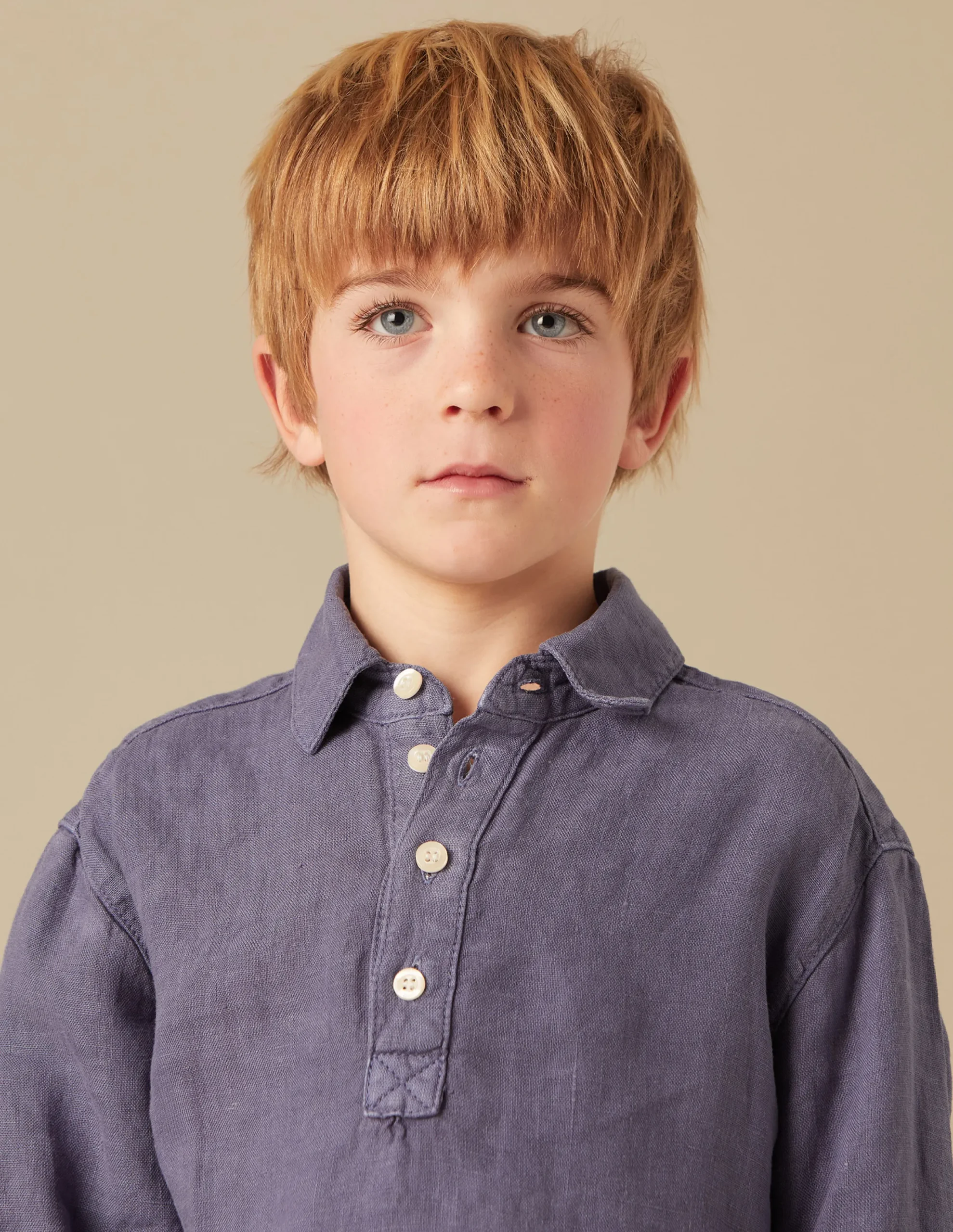 Nicoli Shirts<BLUE LINEN SHIRT Azules claros