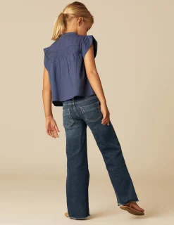 Nicoli Trousers|Denim<BLUE POCKETS JEANS Azules oscuros
