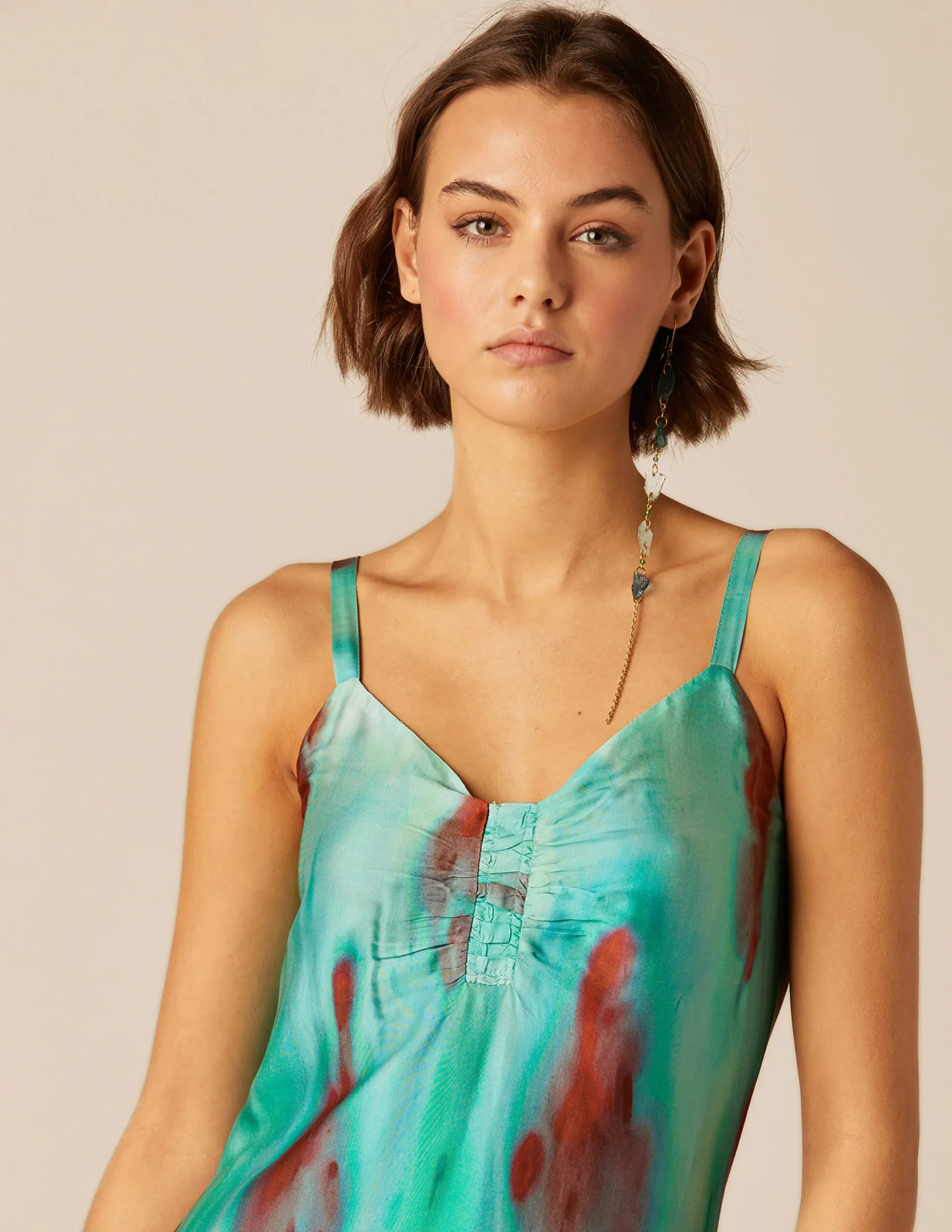 Nicoli Dresses<BLUE PRINT DRESS Mora