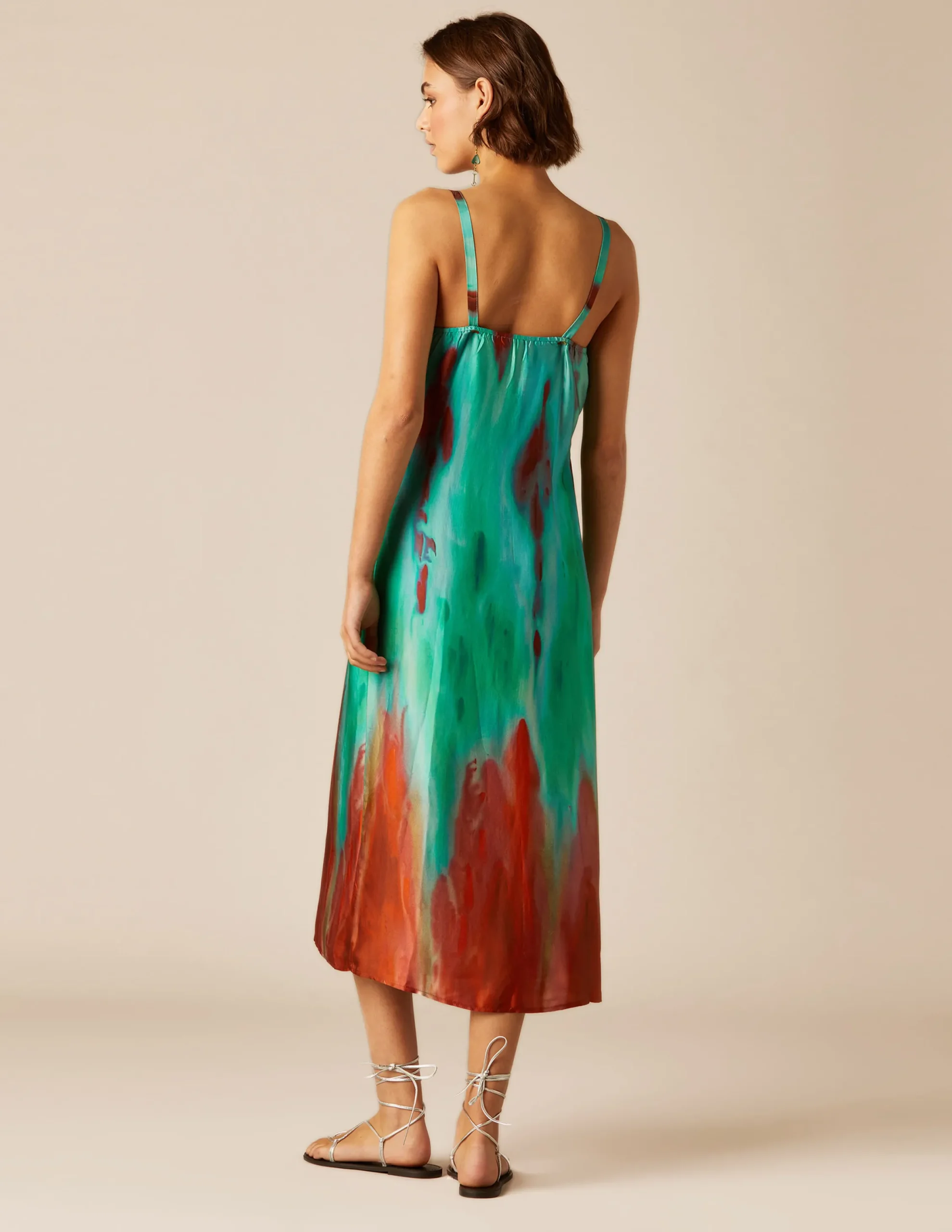 Nicoli Dresses<BLUE PRINT DRESS Mora