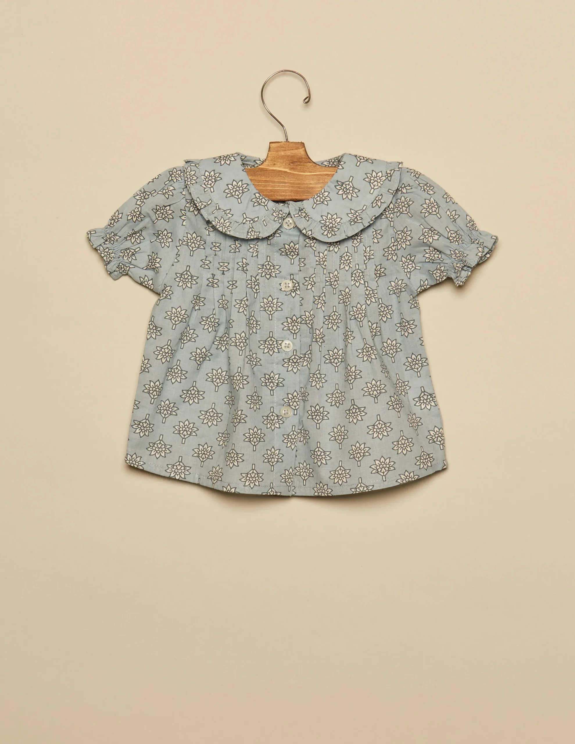 Nicoli Shirts<BLUE PRINT SHIRT Azules claros