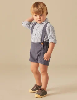 Nicoli Trousers<BLUE SHORTS Azules