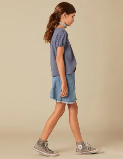 Nicoli T-shirts<BLUE SHORT-SLEEVED T-SHIRT Blancos