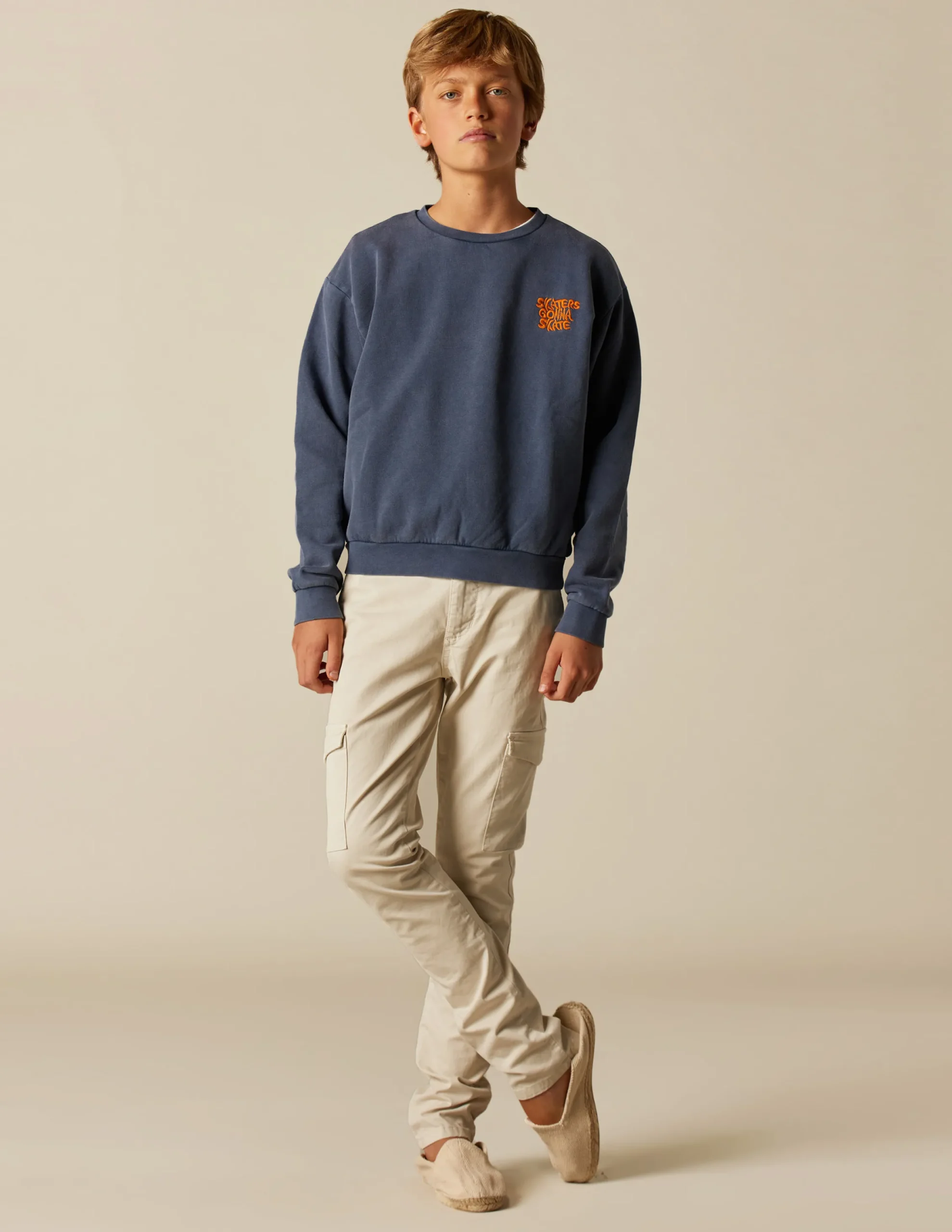 Nicoli Sweatshirts<BLUE SKATE SWEATSHIRT Azules oscuros