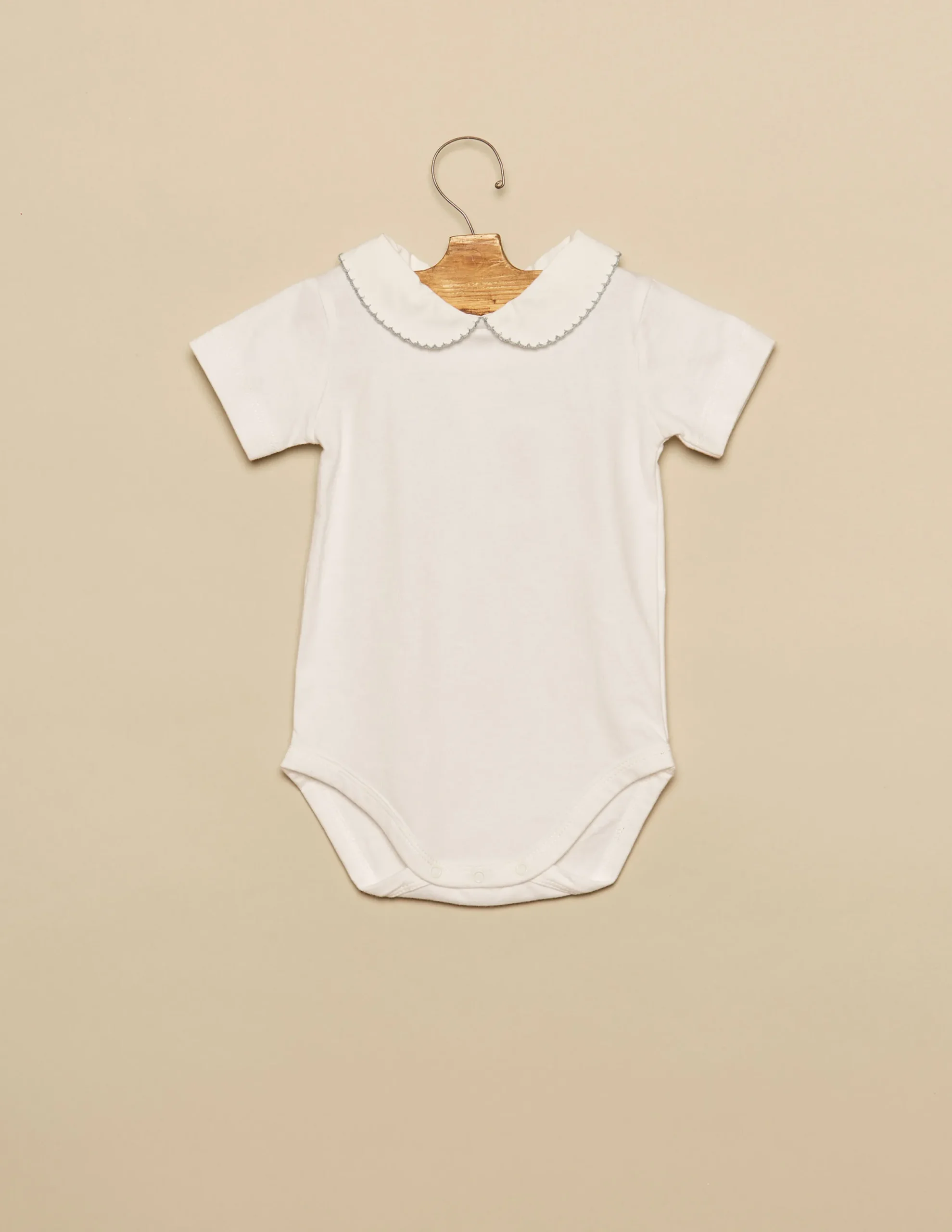 Nicoli Bodies<BLUE STITCHED COLLAR BODYSUIT Rosas