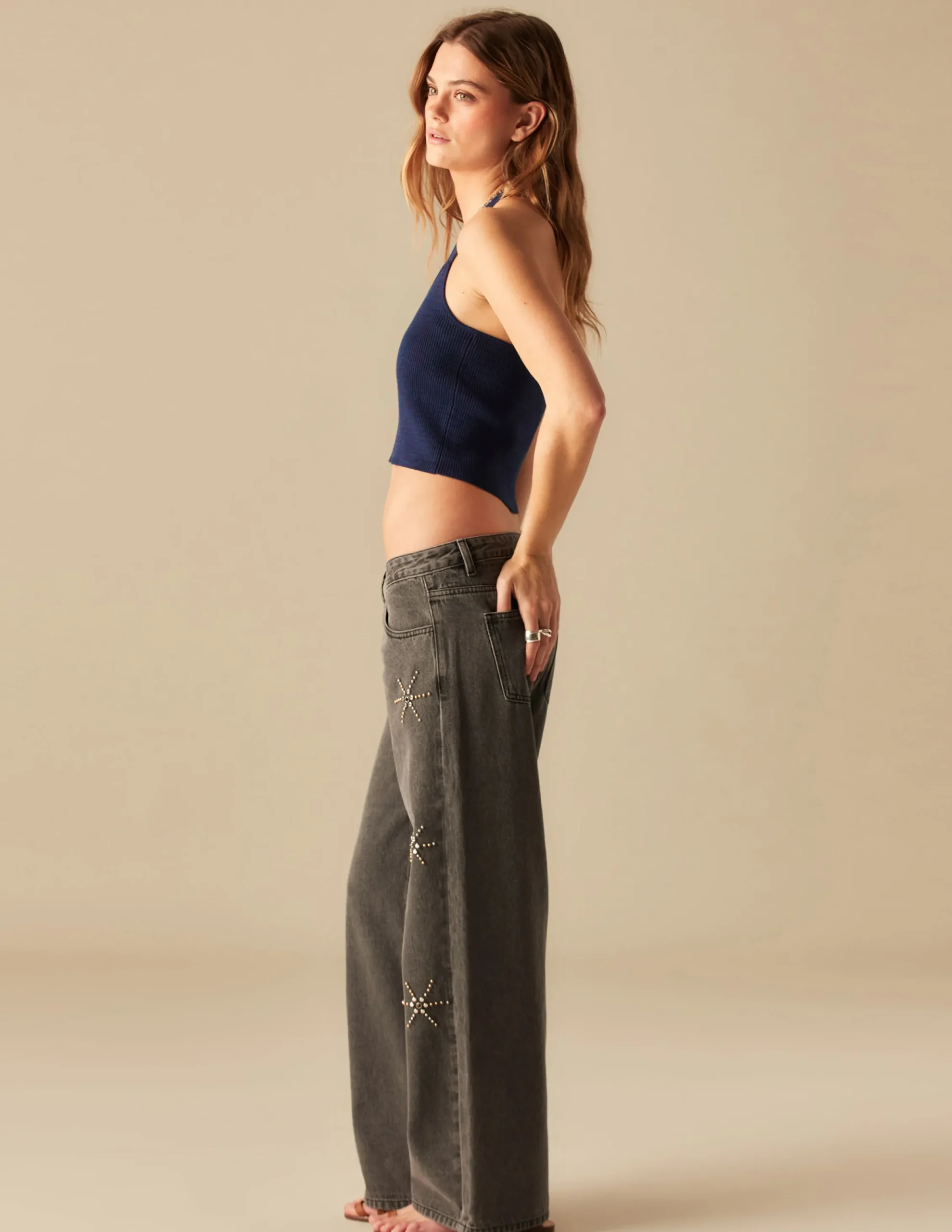 Nicoli Tops<BLUE STRAP TOP Verdes claros