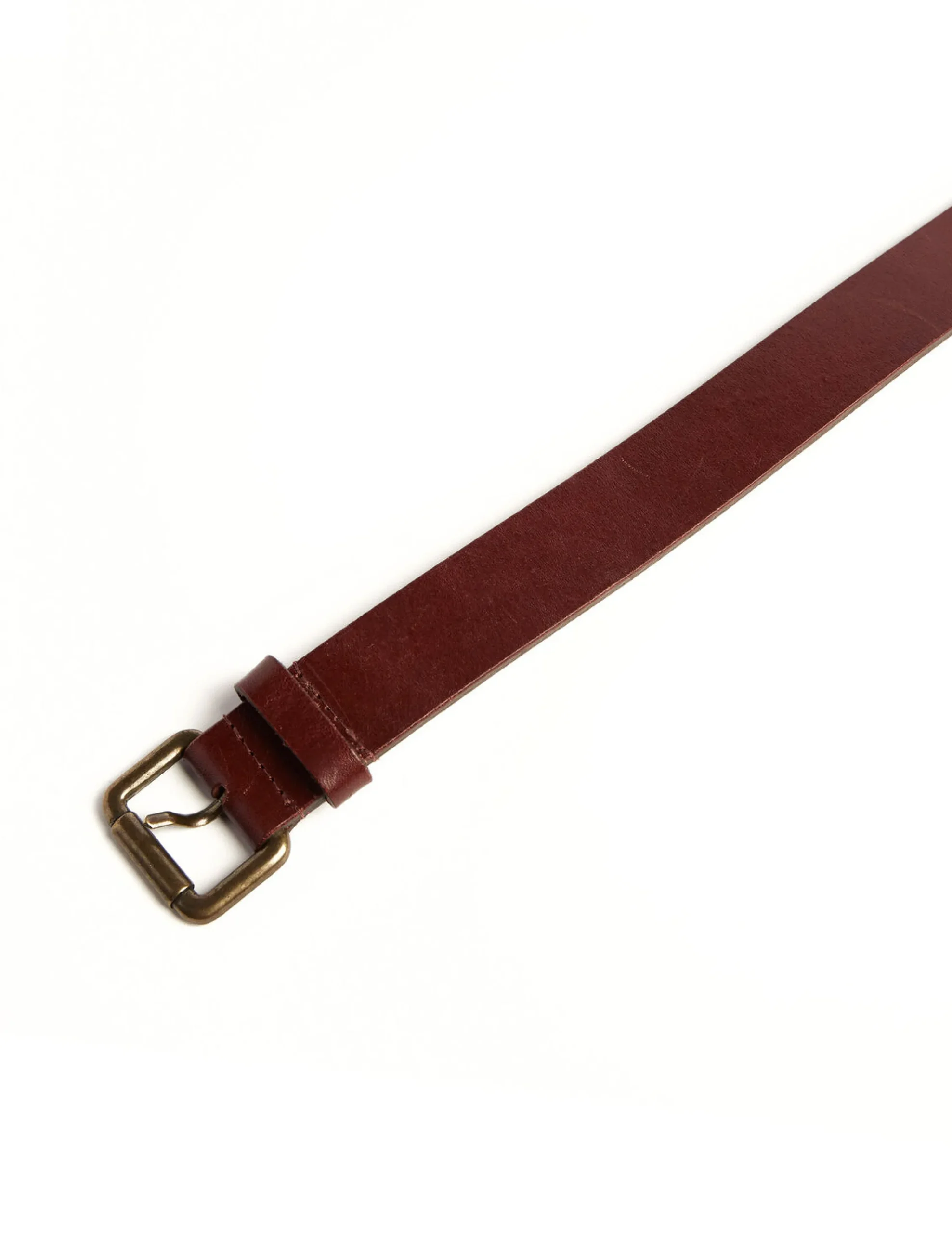 Nicoli Belts<Brown Belt Gold Buckle Marrones