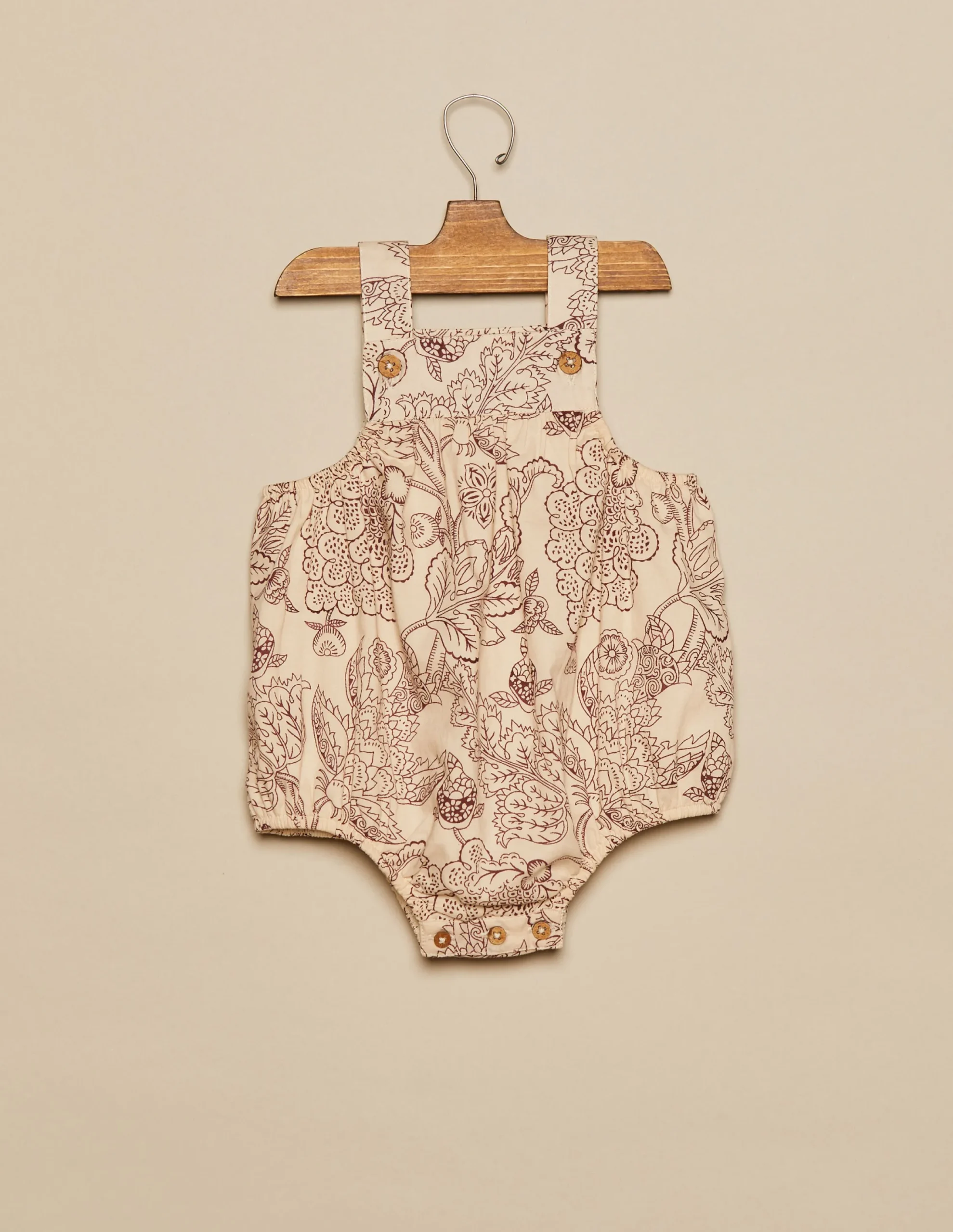Nicoli Playsuits & Dungarees<BROWN FLOWER PLAYSUIT Grises antracitas