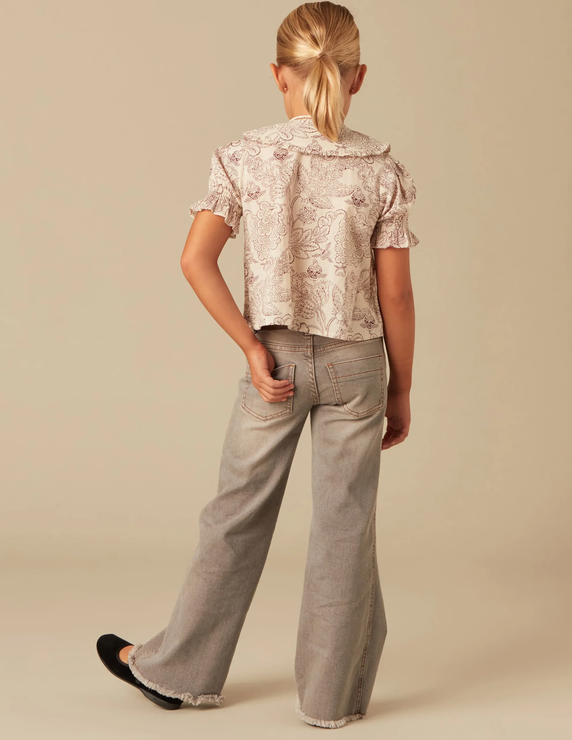 Nicoli Shirts<BROWN FLOWER SHIRT Marrones