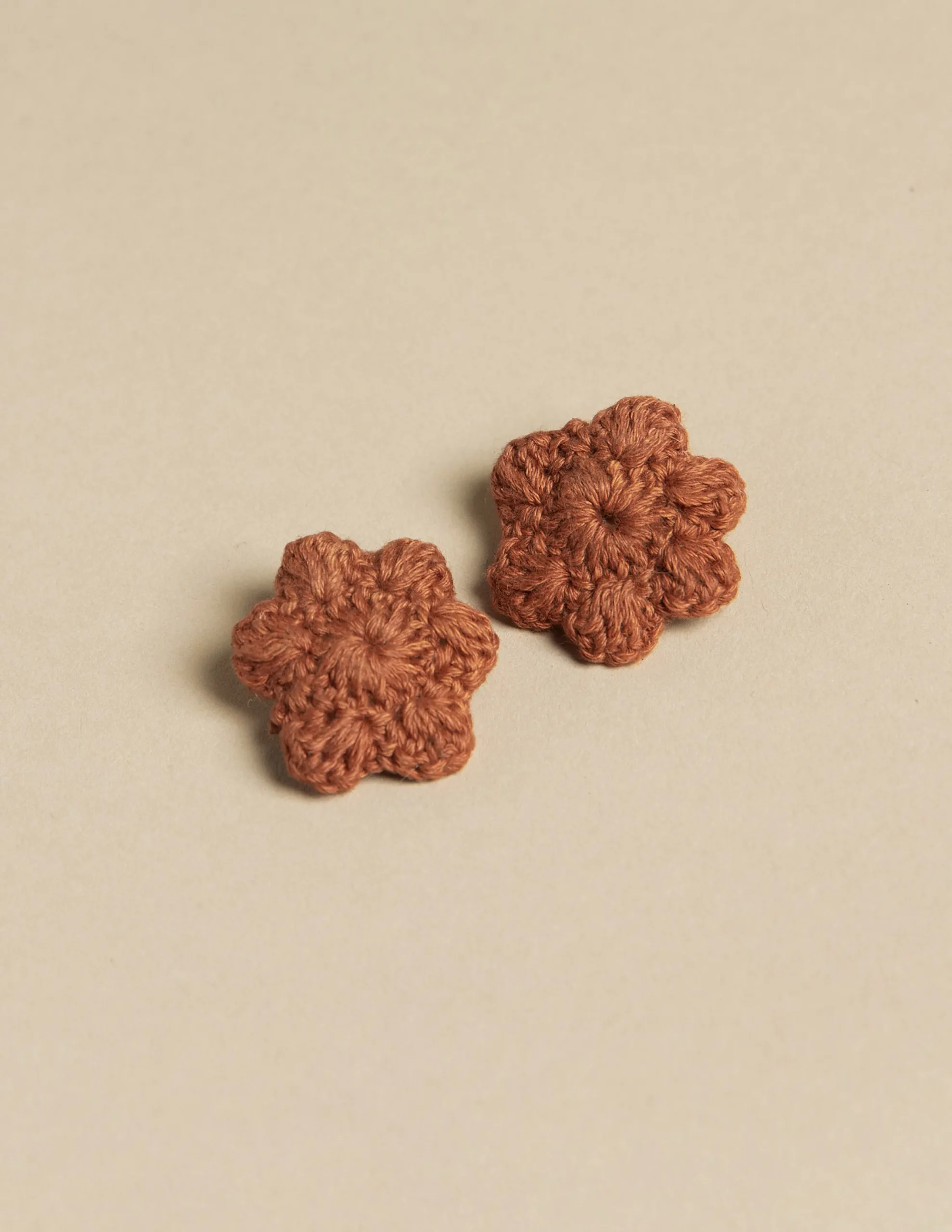 Nicoli Hair Accesories|Hair accessories<BROWN HAIR CLIPS Crudos