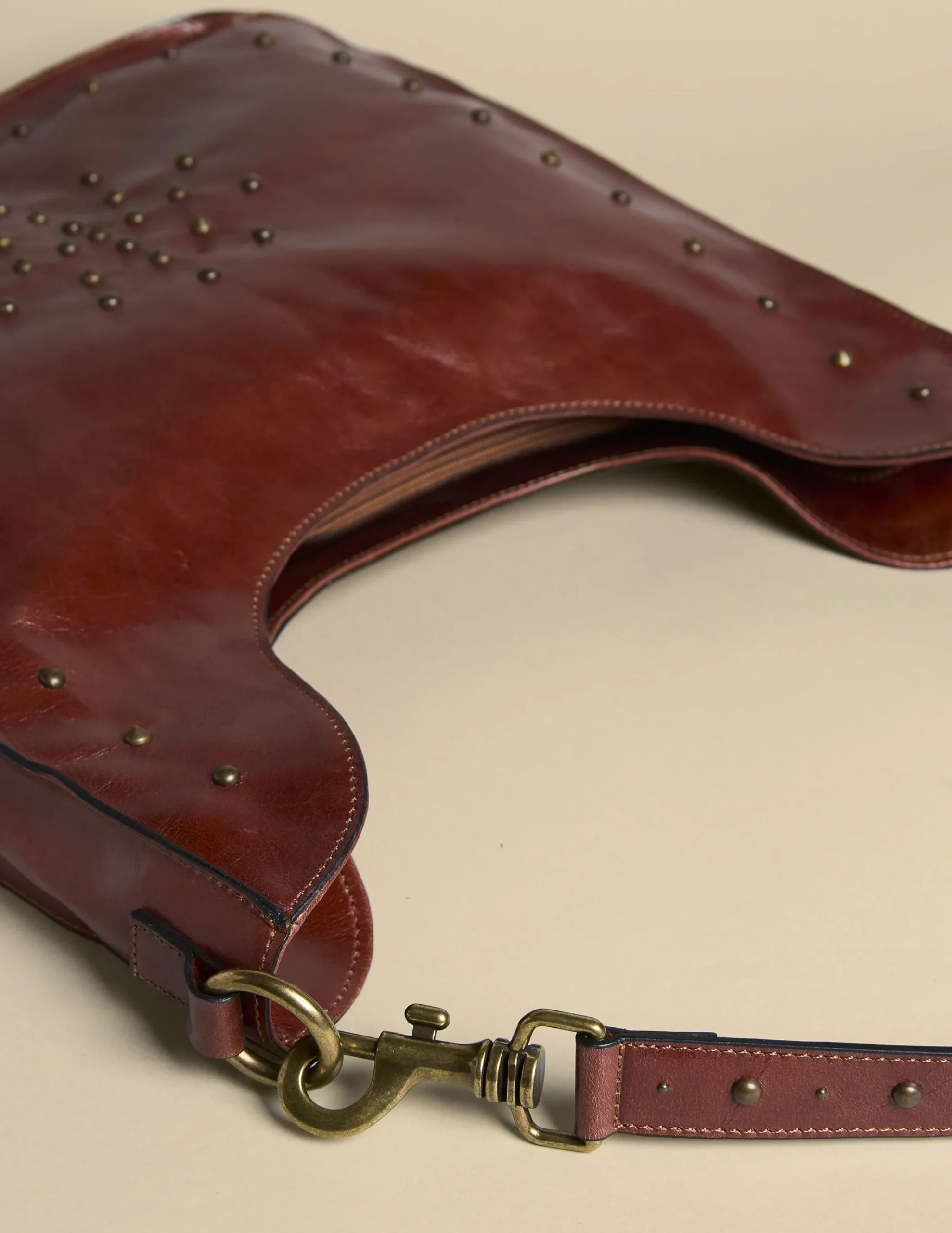 Nicoli Bags<BROWN ROCK SHOPPING BAG Marrones