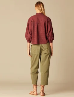 Nicoli Shirts & Blouses<BROWN SHIRT Grises antracitas