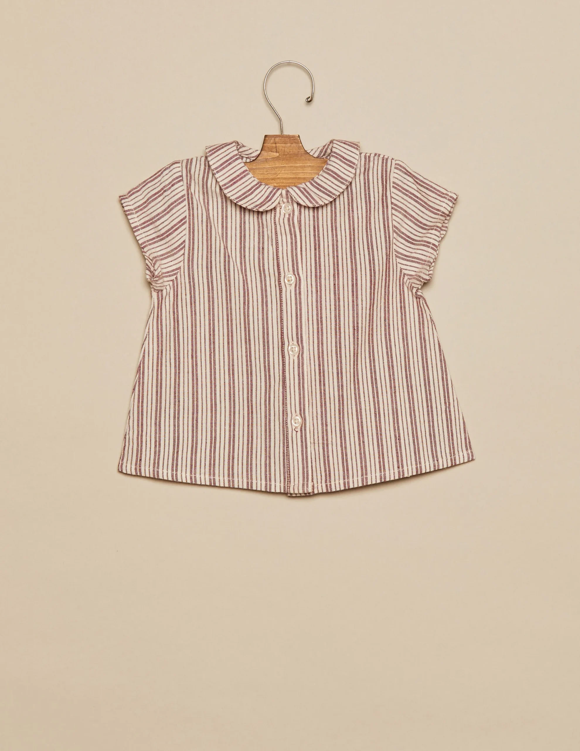 Nicoli Shirts<BROWN STRIPED SHIRT Marrones