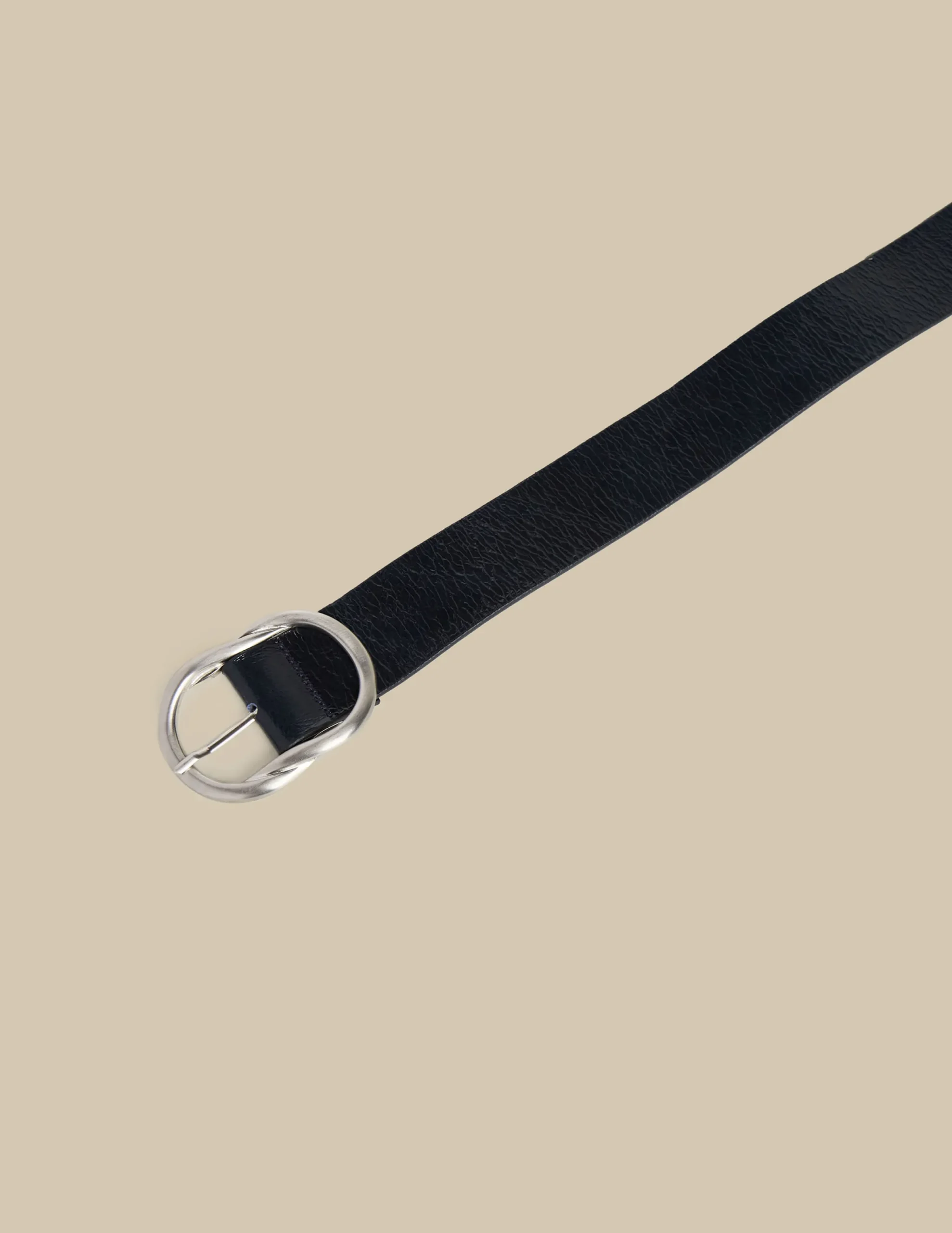 Nicoli Belts<Dark Blue Glossy Belt Azules oscuros