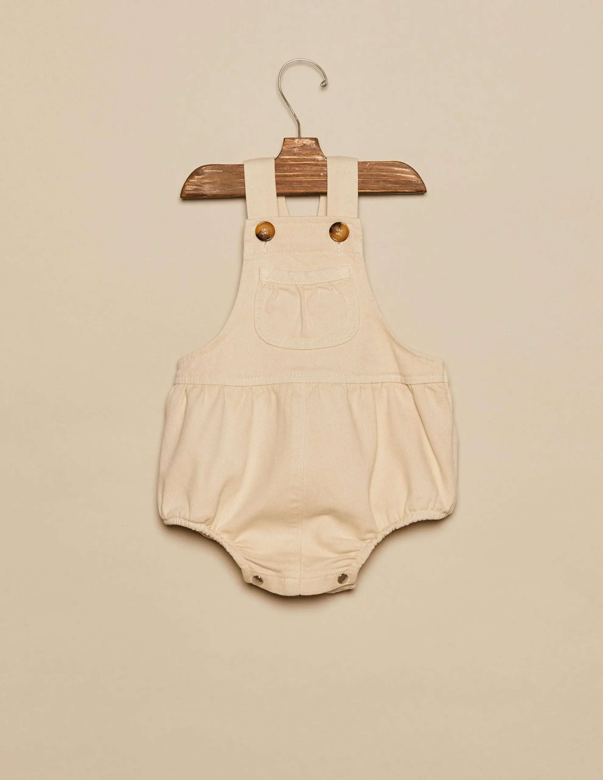 Nicoli Playsuits & Dungarees<ECRU COTTON PLAYSUIT Beiges