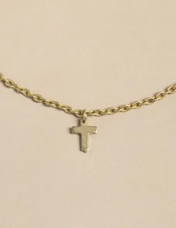 Nicoli Necklaces & Chokers|Necklaces<GOLD CROSS NECKLACE Dorados