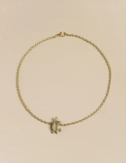 Nicoli Necklaces & Chokers|Necklaces<GOLD TURTLE NECKLACE Dorados