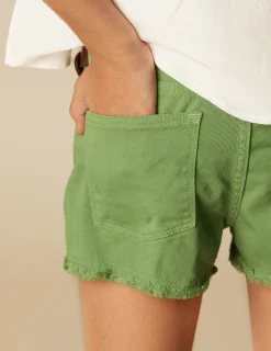 Nicoli Denim|Shorts<GREEN DENIM SHORTS Azules claros
