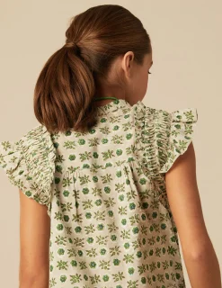 Nicoli Jumpsuits<GREEN FLORAL PLAYSUIT Verdes