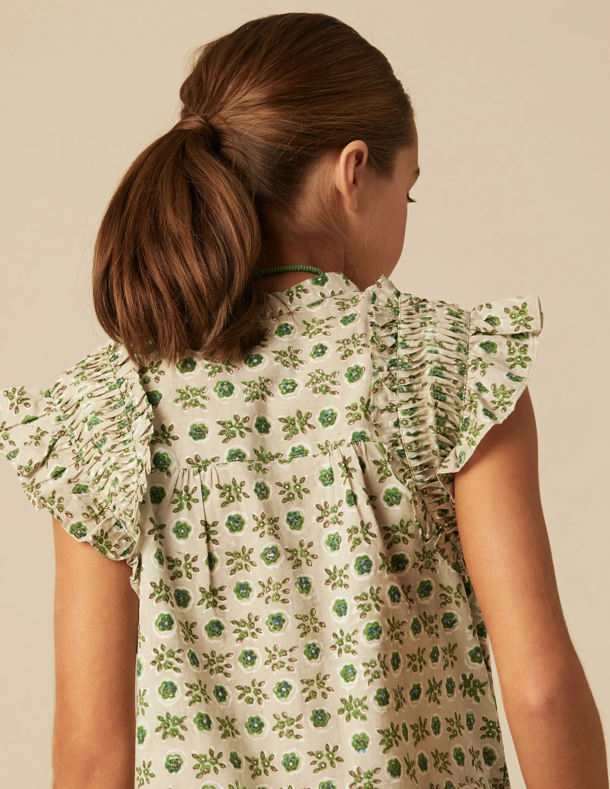Nicoli Jumpsuits<GREEN FLORAL PLAYSUIT Verdes