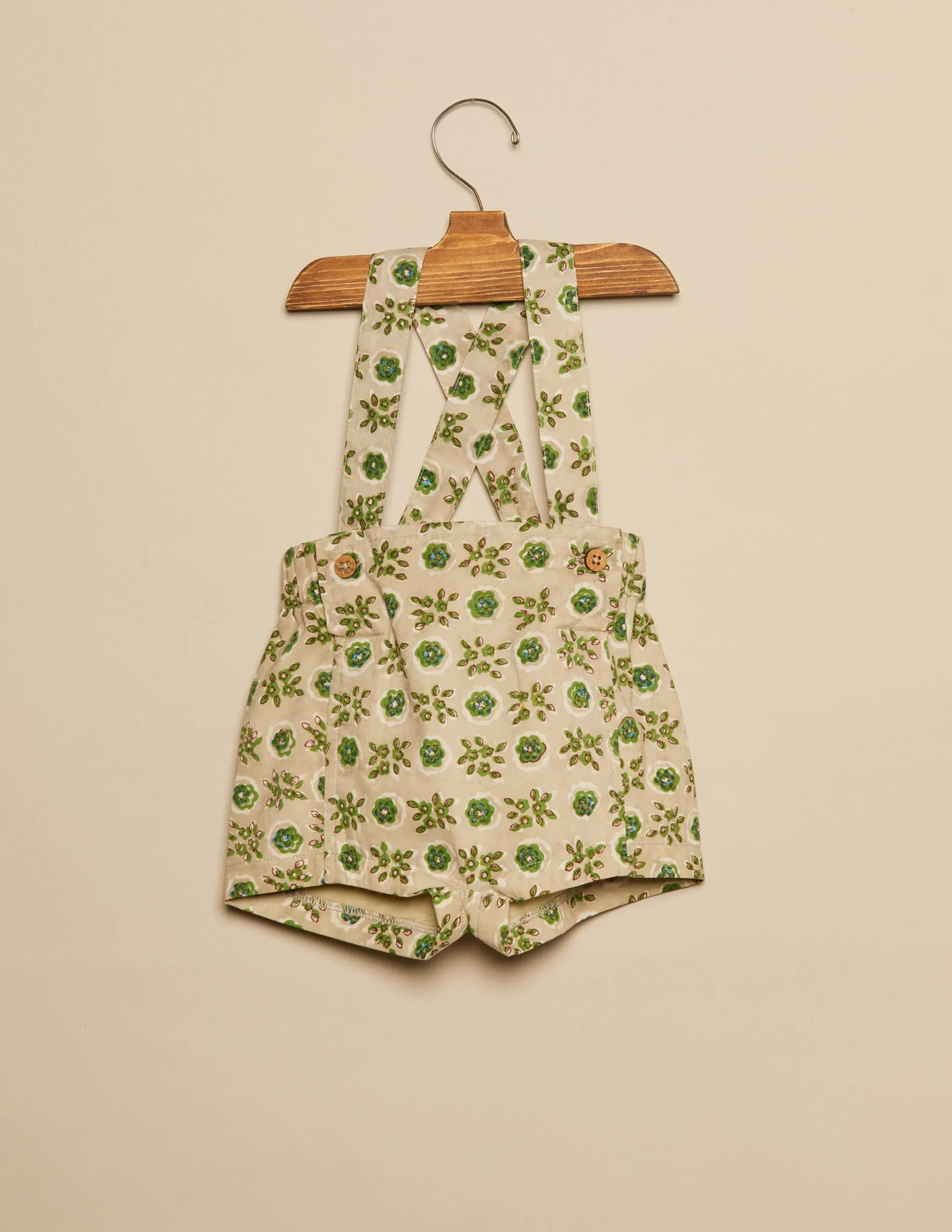 Nicoli Bloomers<GREEN FLORAL SHORTS Verdes