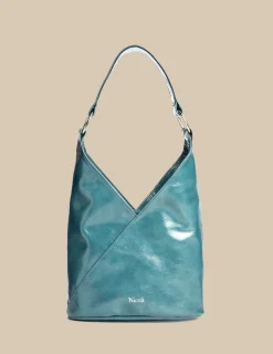 Nicoli Bags<GREEN SEAMS BAG Verdes claros