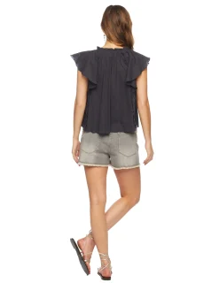 Nicoli Denim|Shorts<GREY DENIM SHORTS Azules claros