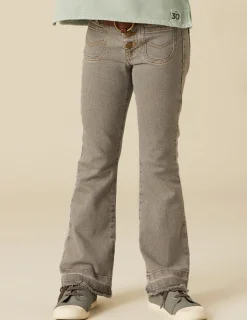 Nicoli Trousers|Denim<GREY FLARED JEANS Grises