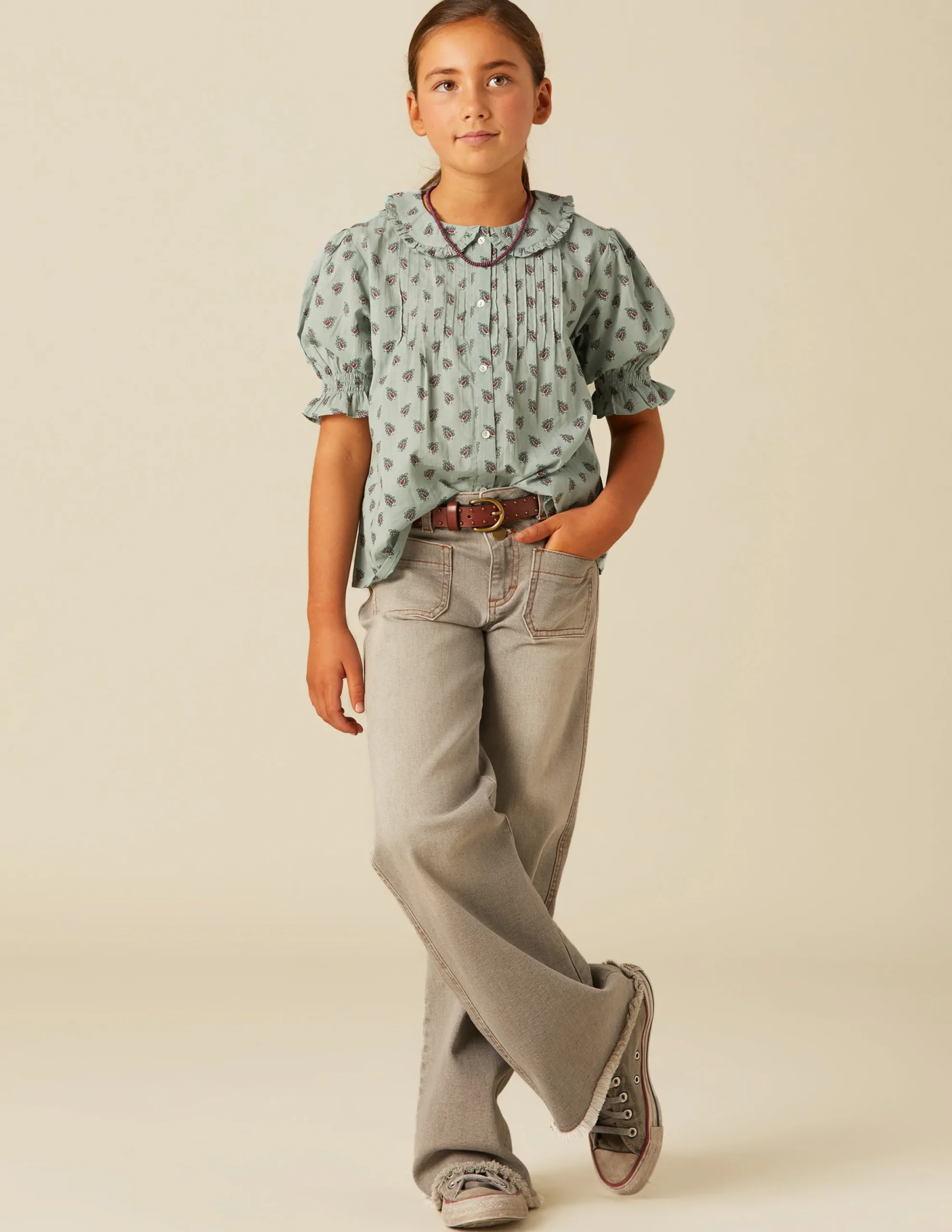 Nicoli Trousers|Denim<Grey Jeans Pockets Azul vaquero