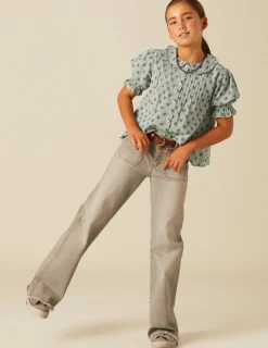 Nicoli Trousers|Denim<Grey Jeans Pockets Azul vaquero