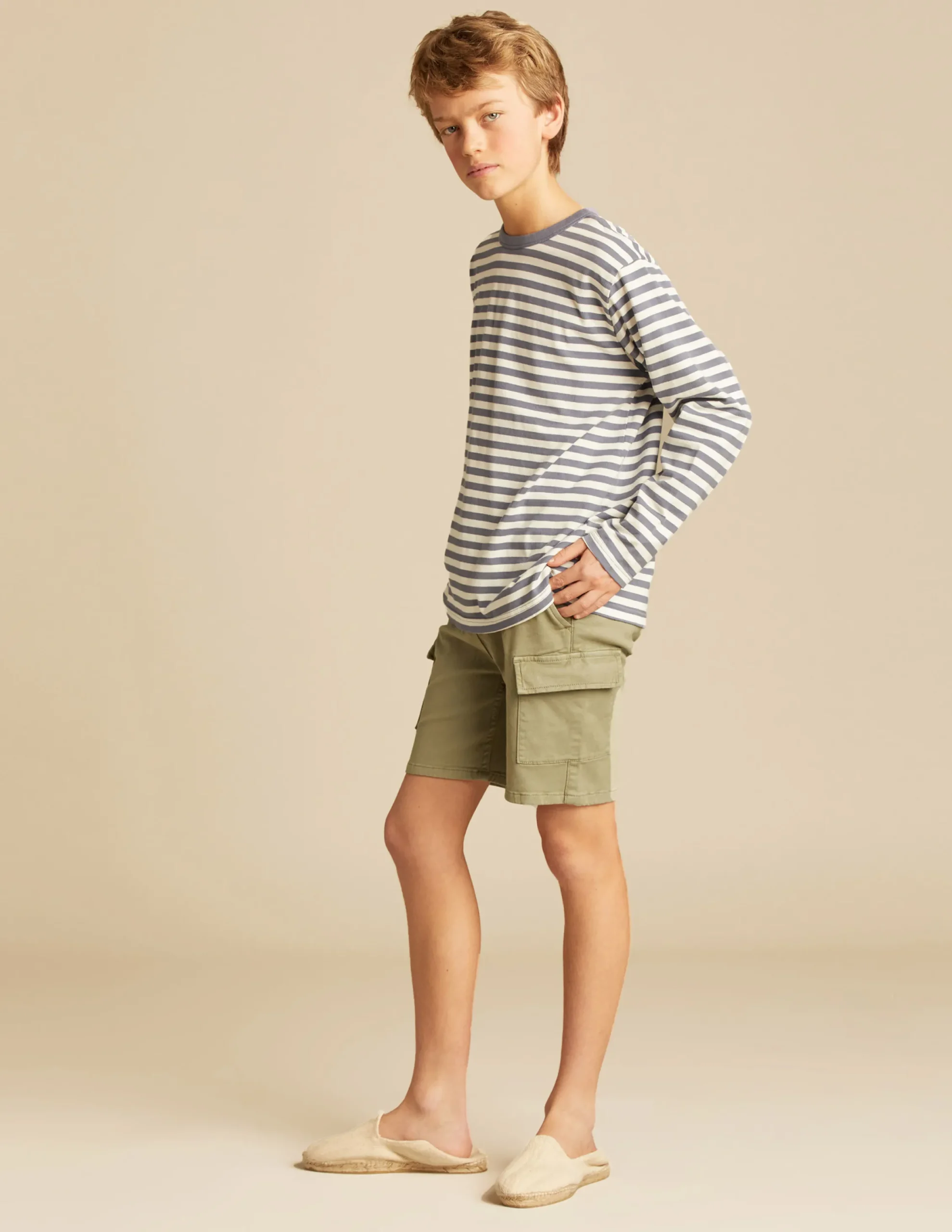 Nicoli Trousers<KHAKI CARGO SHORTS Arena
