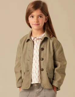Nicoli Outerwear<KHAKI JACKET Verde caza
