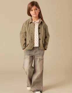 Nicoli Outerwear<KHAKI JACKET Verde caza