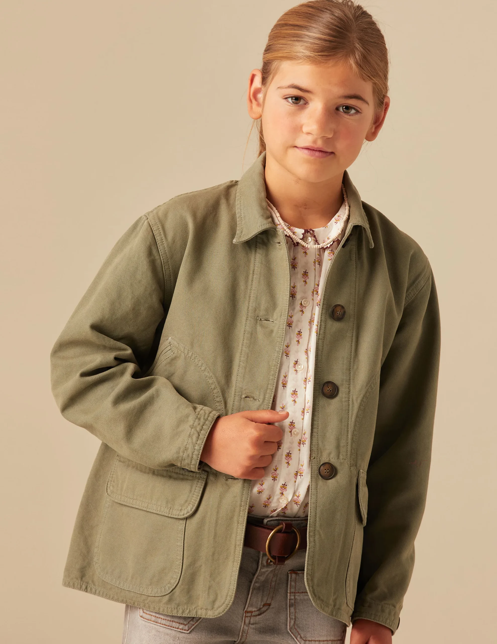 Nicoli Outwear<KHAKI JACKET Verde caza