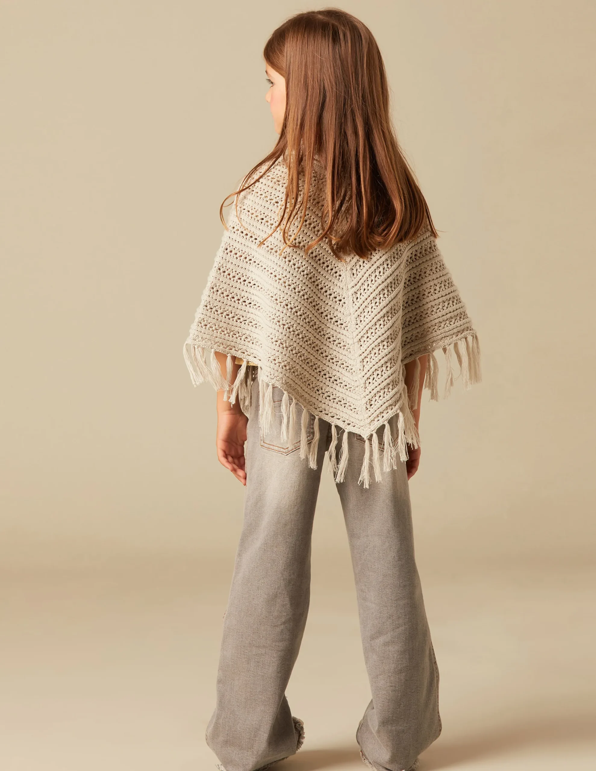 Nicoli Outerwear|Knitwear<KNIT PONCHO Arena