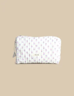 Nicoli Bags & Toiletry bags|Bags & Cases<LARGE BLUE FLOWERS VANITY CASE Blancos
